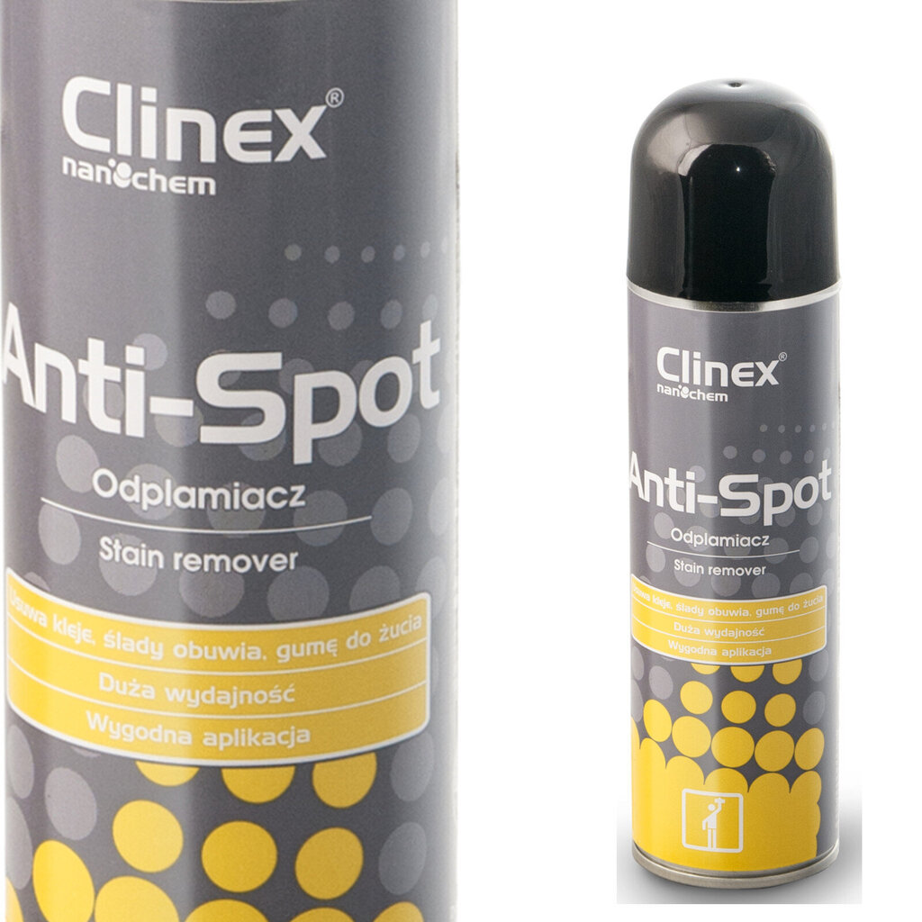 Traipu tīrītājs paklājiem un mīkstajām mēbelēm CLINEX Anti-Spot 250ML 10114471 cena un informācija | Tīrīšanas līdzekļi | 220.lv