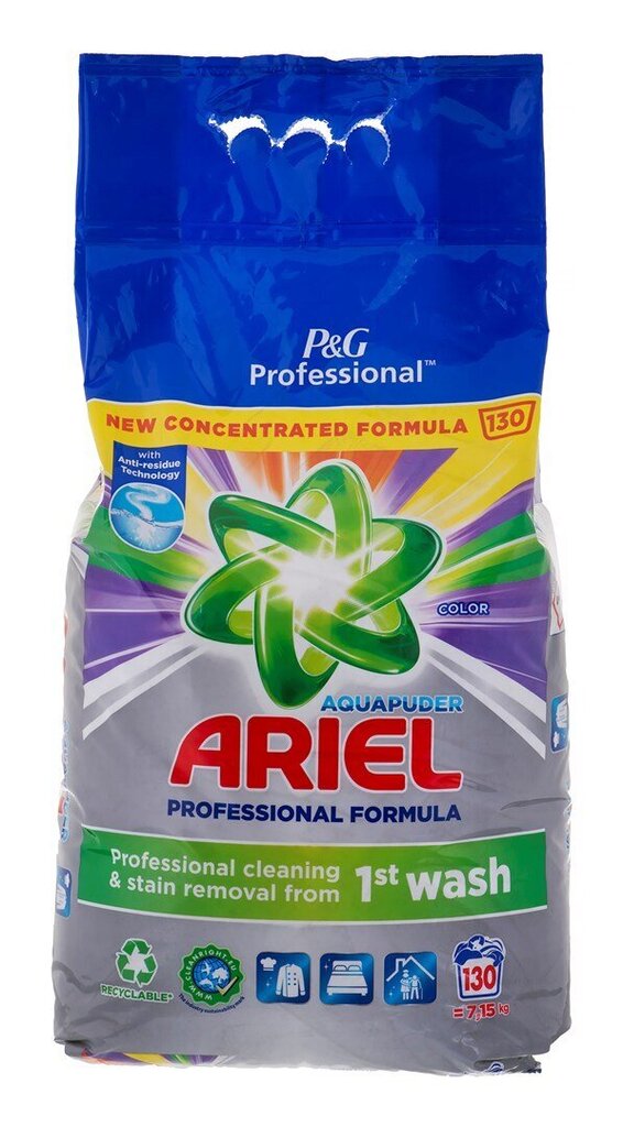 Ariel veļas pulveris, 7,15 kg cena un informācija | Veļas mazgāšanas līdzekļi | 220.lv