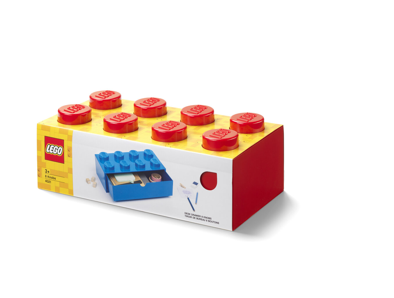 Lego kaste, sarkana cena un informācija | Veļas grozi un mantu uzglabāšanas kastes | 220.lv