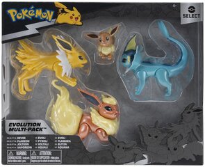 Pokemon Select Collector Figurine Eevee Flareon Jolteon и Vaporeon 2837 цена и информация | Игрушки для мальчиков | 220.lv