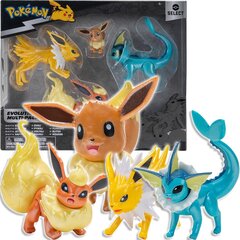 Pokemon Select Collector Figurine Eevee Flareon Jolteon и Vaporeon 2837 цена и информация | Конструктор автомобилей игрушки для мальчиков | 220.lv