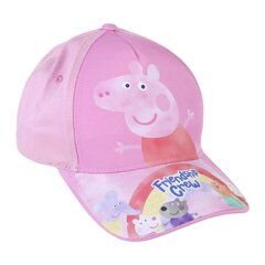 Детская кепка Peppa Pig Розовый (51 cm) цена и информация | Шапки, перчатки, шарфы для девочек | 220.lv