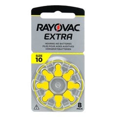 Rayovac A10 (PR70) dzirdes aparātu baterijas 5x8gab. цена и информация | Батарейки | 220.lv