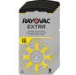 Rayovac A10 (PR70) dzirdes aparātu baterijas 5x8gab. cena un informācija | Baterijas | 220.lv