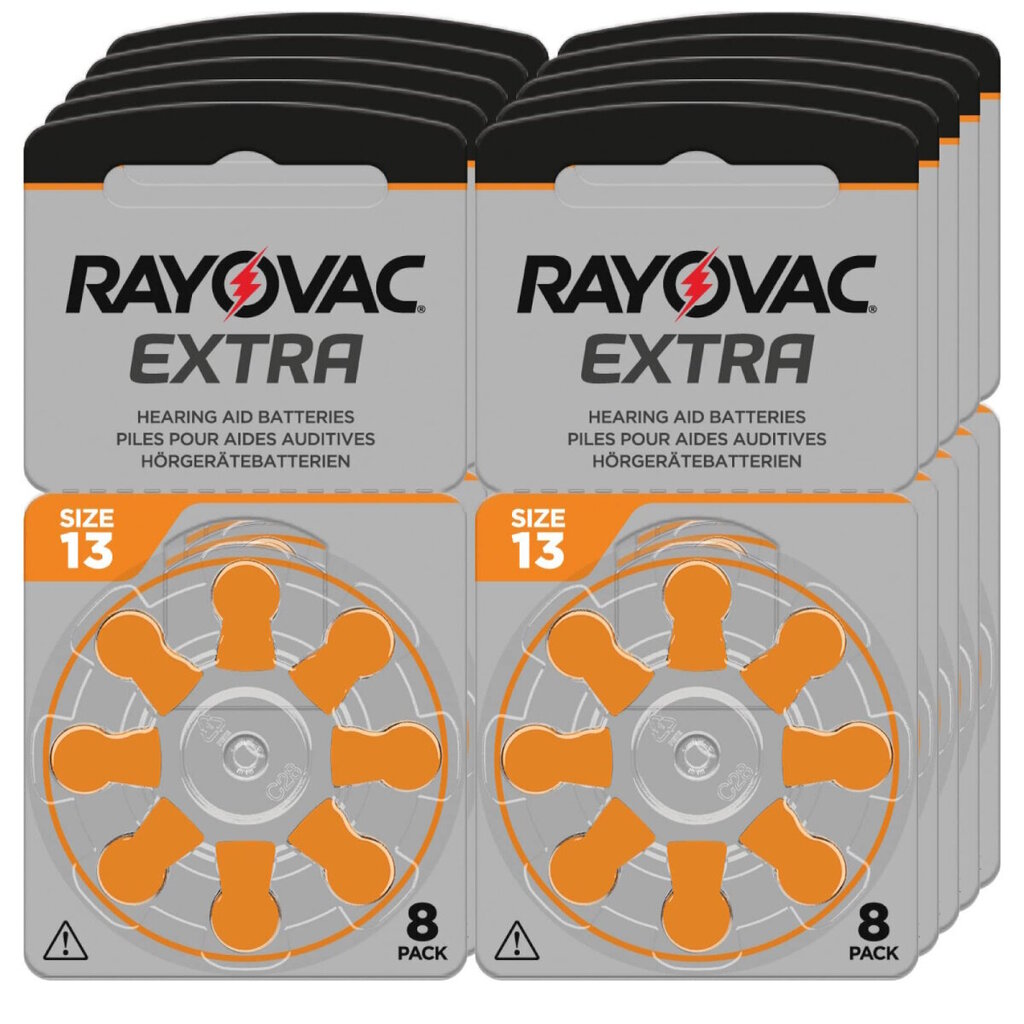 Rayovac A13 (PR48) dzirdes aparātu baterijas 10x8gab. цена и информация | Baterijas | 220.lv