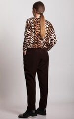 Женское коричневое худи цена и информация | Женские блузки, рубашки | 220.lv