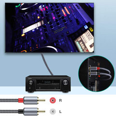 Reagle RCA kabelis, 1m цена и информация | Кабели и провода | 220.lv