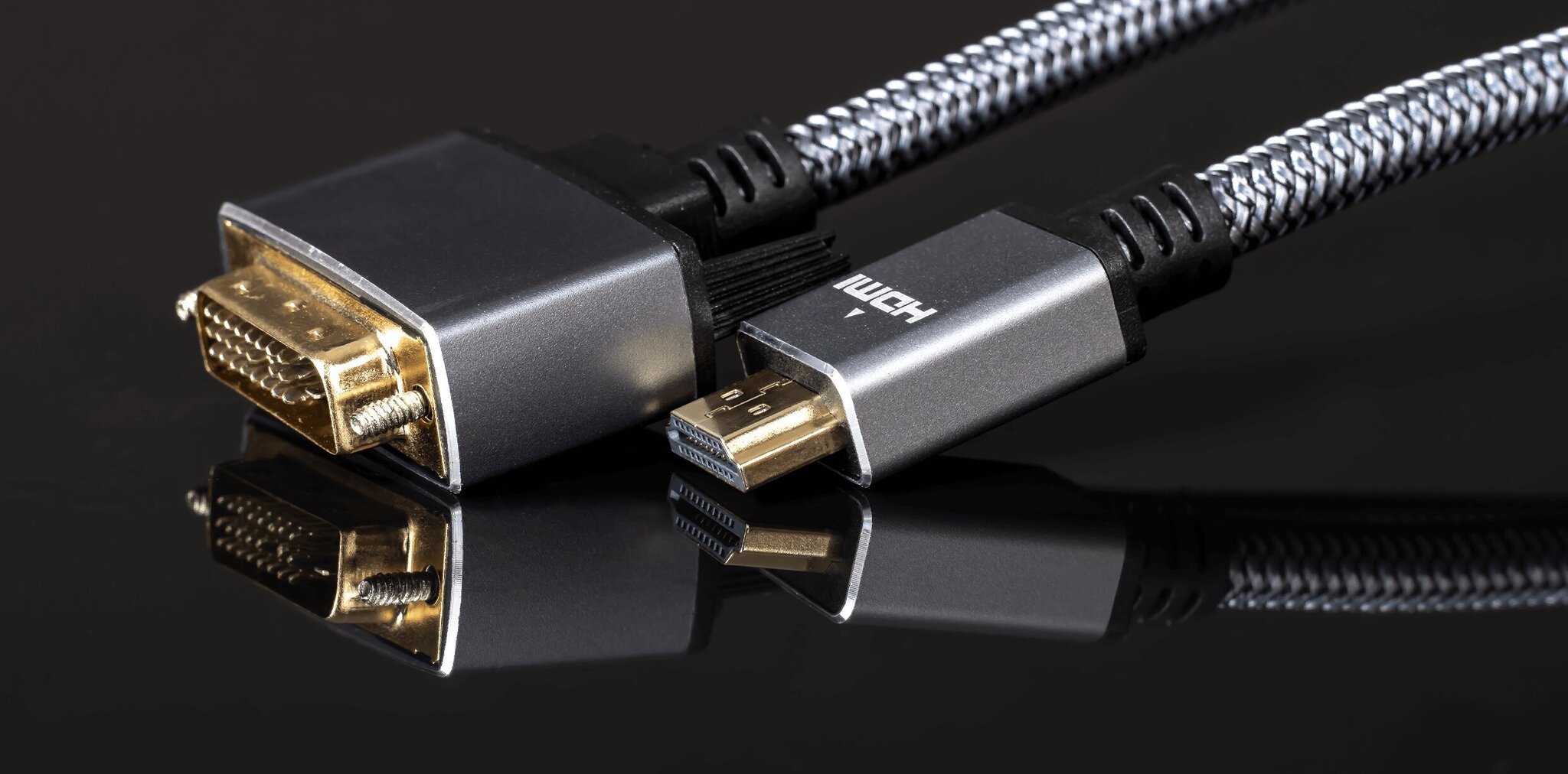 Reagle HDMI-DVI, 1,5m cena un informācija | Kabeļi un vadi | 220.lv