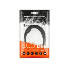 кабель для розетки jack 3,5 1,0 м cabletech eco-line цена и информация | Кабели и провода | 220.lv