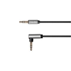 "kruger&matz basic 3.5 corner socket cable - 3.5 straight socket spring kruger&matz basic цена и информация | Кабели и провода | 220.lv