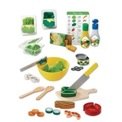 Salātu komplekts Melissa & Doug cena un informācija | Rotaļlietas meitenēm | 220.lv