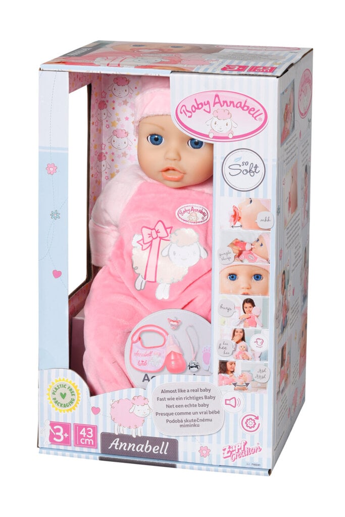 Lelle Baby Annabell, 43 cm цена и информация | Rotaļlietas meitenēm | 220.lv