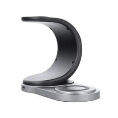 Forcell 3in1 MagSafe Sail Mag iPhone + Apple Watch + AirPods (15W) - Melns cena un informācija | Lādētāji un adapteri | 220.lv