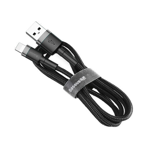 Baseus Cafule USB-A to Lightning kabelis 2.4A 1 m - Melns cena un informācija | Savienotājkabeļi | 220.lv