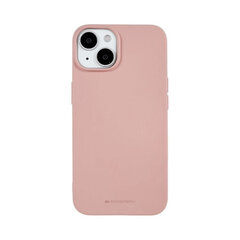 Mercury Goospery Silikona iPhone 15 Plus (6,7″) - Pink Sand cena un informācija | Telefonu vāciņi, maciņi | 220.lv