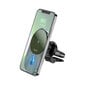 HOCO MagSafe 15W Magic CA91 Auto telefona turētājs ar bezvadu uzlādi - Pelēks цена и информация | Auto turētāji | 220.lv