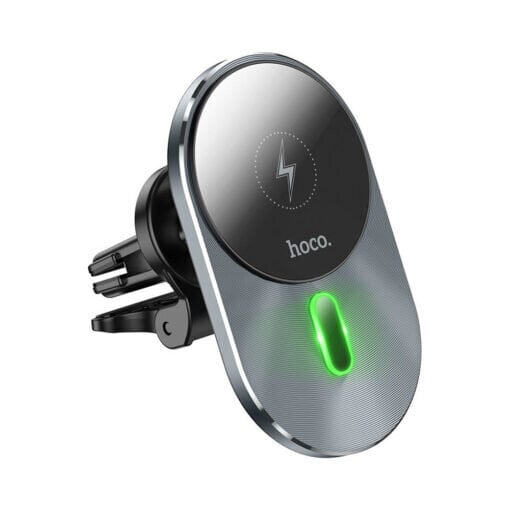 HOCO MagSafe 15W Magic CA91 Auto telefona turētājs ar bezvadu uzlādi - Pelēks цена и информация | Auto turētāji | 220.lv