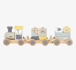 Деревянный поезд - Животные, Tryco TR-303501 цена и информация | Игрушки для малышей | 220.lv
