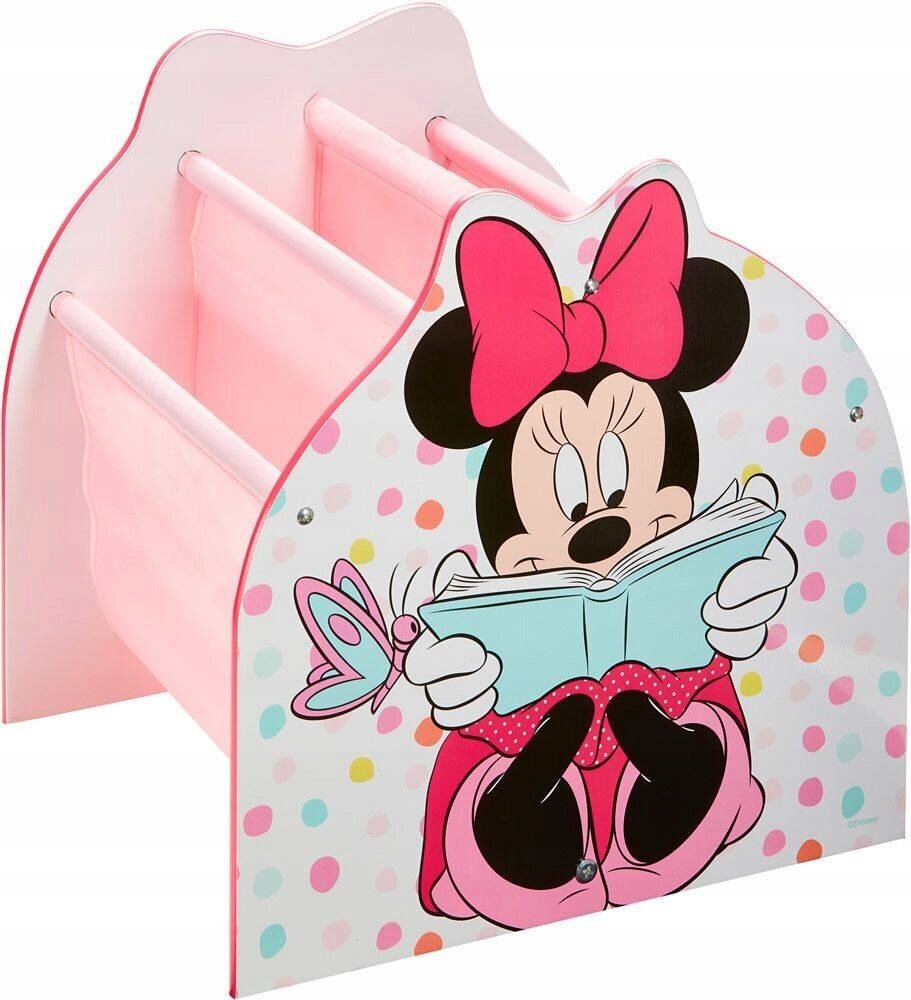 Grāmatplaukts Minnie Mickey Mouse Worlds Apart rozā cena un informācija | Plaukti bērnu istabai | 220.lv