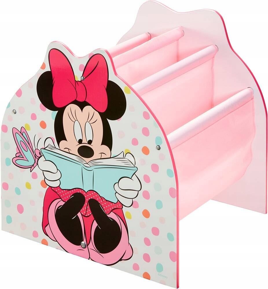 Grāmatplaukts Minnie Mickey Mouse Worlds Apart rozā cena un informācija | Plaukti bērnu istabai | 220.lv