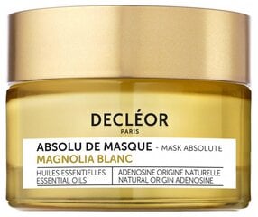 Sejas maska ​​nobriedušai ādai Decleor White Magnolia Mask, 50 ml cena un informācija | Sejas maskas, acu maskas | 220.lv