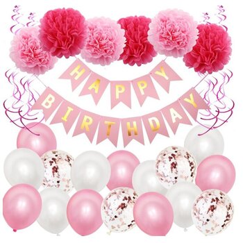Украшения для дня рождения Happy Birthday цена и информация | Праздничные декорации | 220.lv