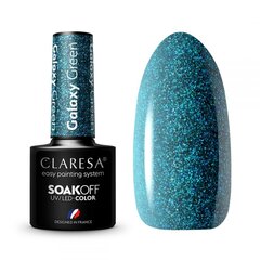Стойкий гибридный гель лак для ногтей CLARESA Galaxy Green, 5 г цена и информация | Лаки для ногтей, укрепители | 220.lv