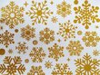Ziemassvētku loga uzlīme Zelta sniegpārslas цена и информация | Ziemassvētku dekorācijas | 220.lv