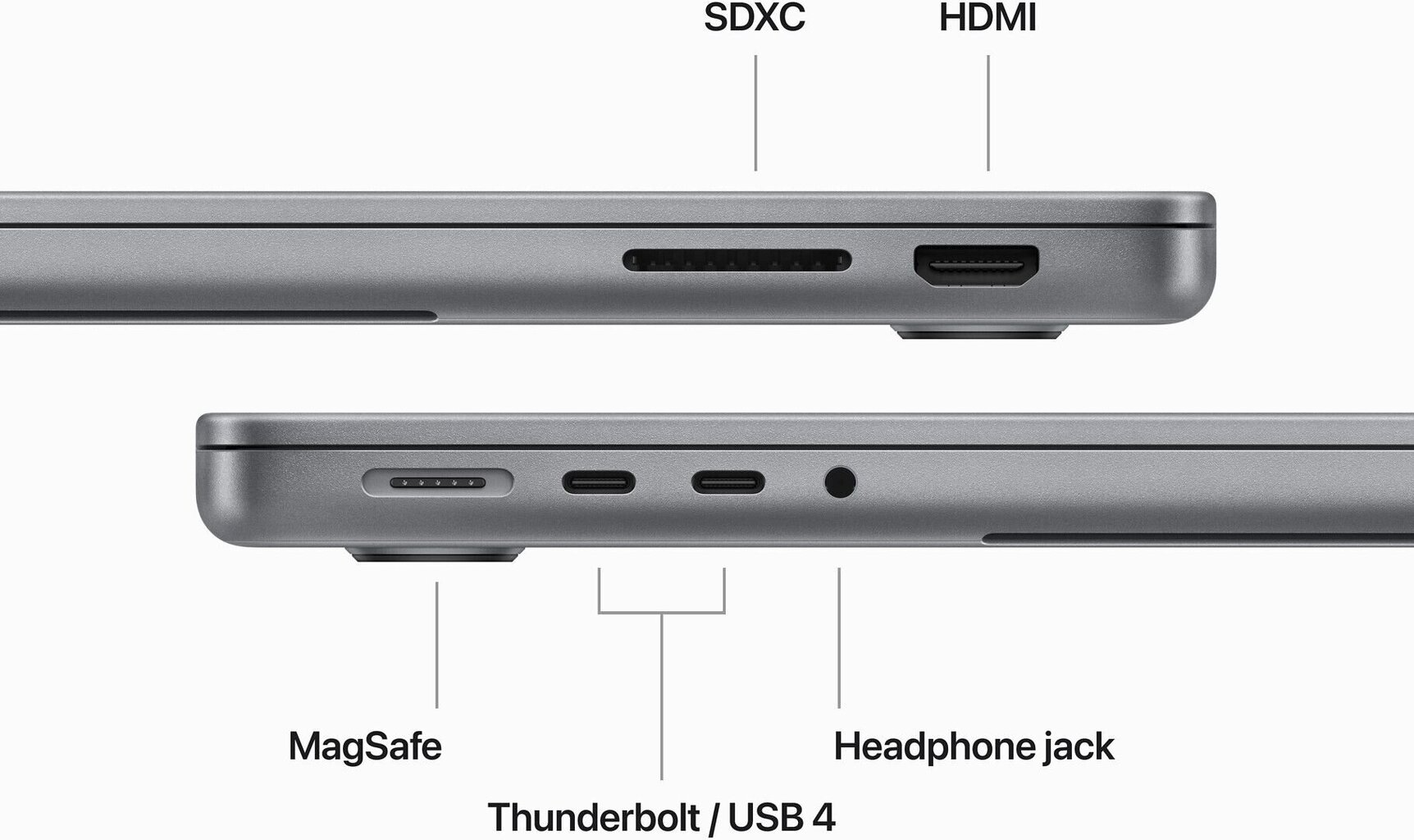 MacBook Pro 14" Apple M3 8C CPU, 10C GPU/8GB/1TB SSD/Silver/SWE - MR7K3KS/A цена и информация | Portatīvie datori | 220.lv