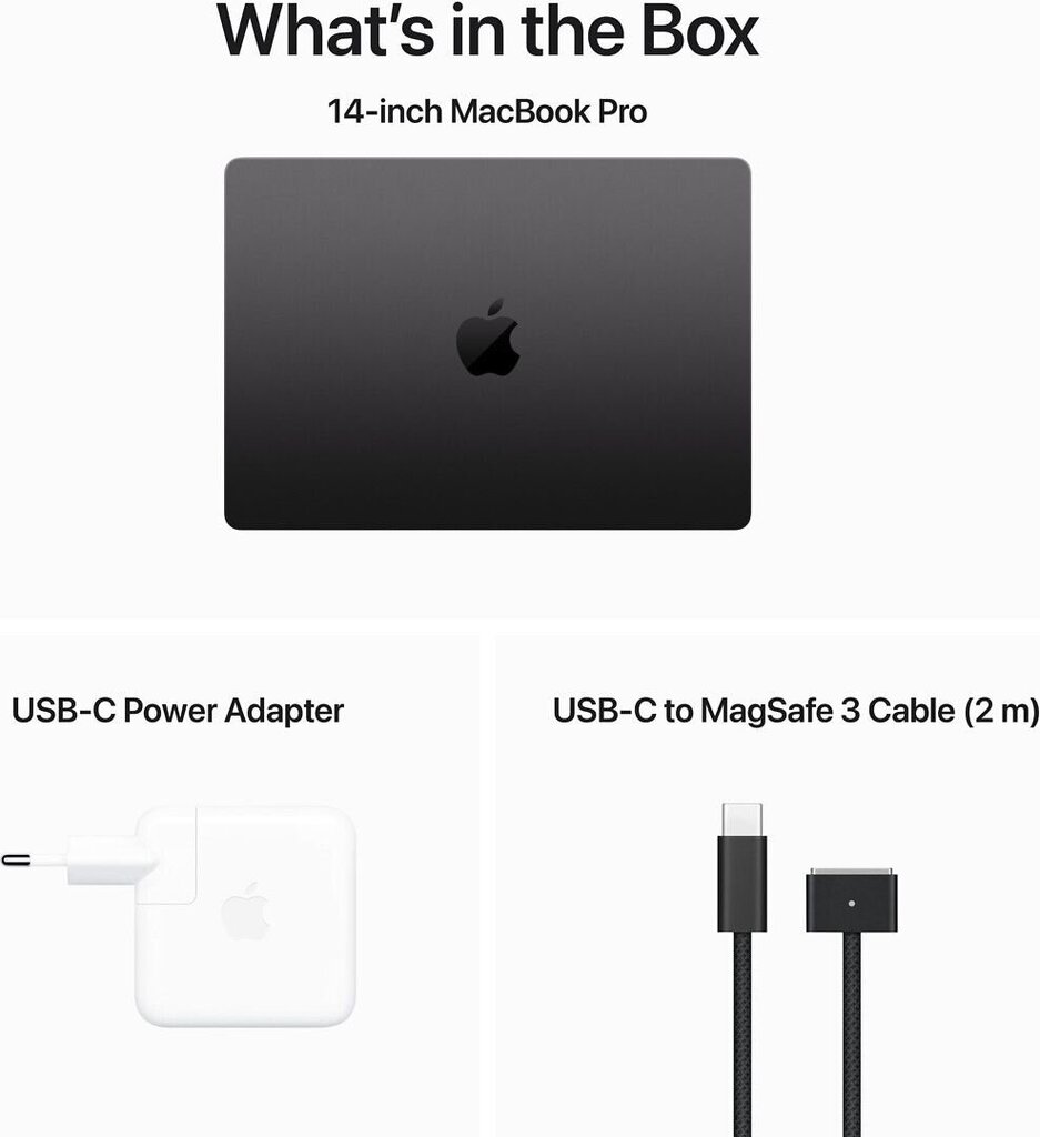 MacBook Pro 16" Apple M3 Pro 12C CPU, 18C GPU/18GB/512GB SSD/Space Black/SWE - MRW13KS/A cena un informācija | Portatīvie datori | 220.lv