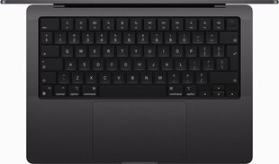 MacBook Pro 16" Apple M3 Pro chip with 12‑core CPU and 18‑core GPU/36GB/512GB SSD - Space Black/INT цена и информация | Ноутбуки | 220.lv