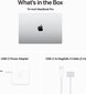 MacBook Pro 16" Apple M3 Max 14C CPU, 30C GPU/36GB/1TB SSD/Silver/SWE - MRW73KS/A cena un informācija | Portatīvie datori | 220.lv
