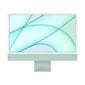 iMac 24” 4.5K Retina, Apple M3 8C CPU, 8C GPU/8GB/256GB SSD/Green/INT - MQRA3ZE/A cena un informācija | Stacionārie datori | 220.lv