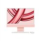 iMac 24” 4.5K Retina, Apple M3 8C CPU, 8C GPU/8GB/256GB SSD/Pink/RUS - MQRD3RU/A cena un informācija | Stacionārie datori | 220.lv