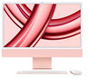 iMac 24” 4.5K Retina, Apple M3 8C CPU, 8C GPU/8GB/256GB SSD/Pink/RUS - MQRD3RU/A цена и информация | Stacionārie datori | 220.lv