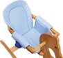 Šūpuļzirgs ar rozā un zilu sēdekli cena un informācija | Bērnu šūpuļkrēsliņi | 220.lv