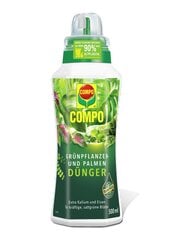 Жидкое удобрение Compo, для зелёных комнатных растений, 500 мл цена и информация | Жидкие удобрения | 220.lv