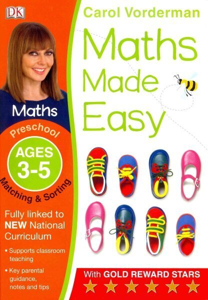 Maths Made Easy: Matching & Sorting, Ages 3-5 (Preschool): Supports the National Curriculum, Maths Exercise Book, Preschool ages 3-5 cena un informācija | Grāmatas pusaudžiem un jauniešiem | 220.lv