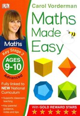 Maths Made Easy: Advanced, Ages 9-10 (Key Stage 2): Supports the National Curriculum, Maths Exercise Book, Ages 9-10, Key Stage 2 advanced cena un informācija | Grāmatas pusaudžiem un jauniešiem | 220.lv