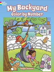 My Backyard Color by Number цена и информация | Книги для малышей | 220.lv