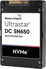 WD Ultrastar DC SN650 цена и информация | Внутренние жёсткие диски (HDD, SSD, Hybrid) | 220.lv