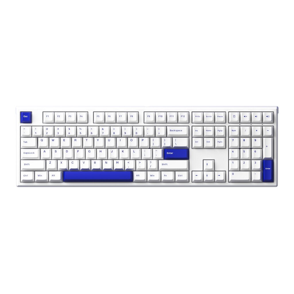 Akko Monsgeek MG108B, V3 Pro Cream Blue Switch cena un informācija | Klaviatūras | 220.lv