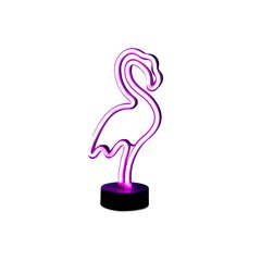 Neona LED lampa "Flamingo" cena un informācija | Interjera priekšmeti | 220.lv