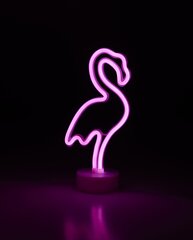 Neona LED lampa "Flamingo" цена и информация | Детали интерьера | 220.lv