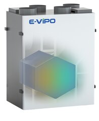 Ventilācijas iekārta ar siltuma atgūšanu E-Vipo W Standard sērija 350m3 cena un informācija | Piederumi gaisa regulēšanas iekārtām | 220.lv