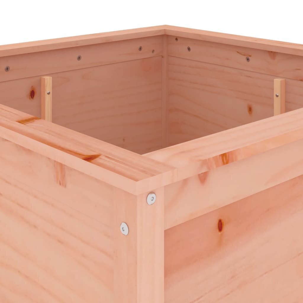 Dārza puķu kaste vidaXL, 82,5x82,5x78 cm, brūns cena un informācija | Balkona kastes | 220.lv