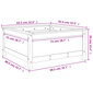Dārza puķu kaste vidaXL, 82,5x82,5x39 cm, pelēks cena un informācija | Balkona kastes | 220.lv