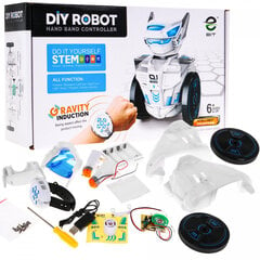 Interaktīvs robots ar pulksteni un žestu vadību, balts,1.gab. cena un informācija | Rotaļlietas zēniem | 220.lv