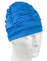 Женская плавательная шапка Mad Wave Velcro, синяя цена и информация | Шапочки для плавания | 220.lv