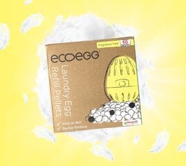 Ecoegg dabīgas pildījuma granulas bez smaržas, 50 mazgāšanas reizes cena un informācija | Veļas mazgāšanas līdzekļi | 220.lv